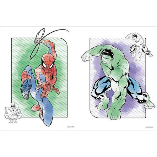Maluj vodou A4 Marvel