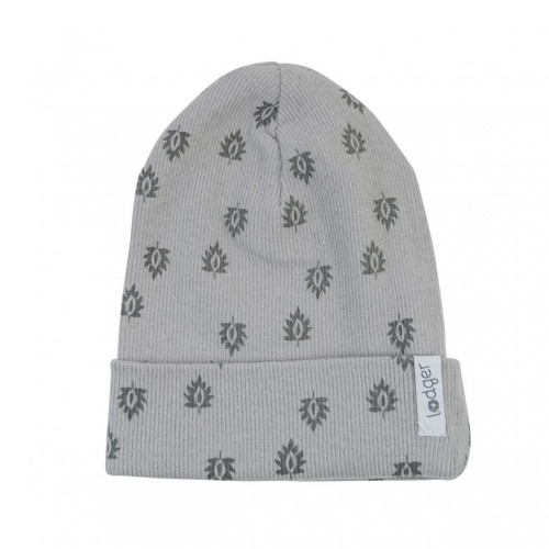 Čepička Beanie Print Rib LODGER - Sharkskin