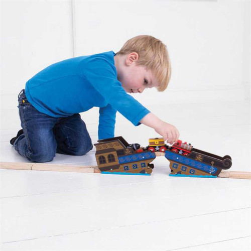 Most vrak lodi Bigjigs Rail