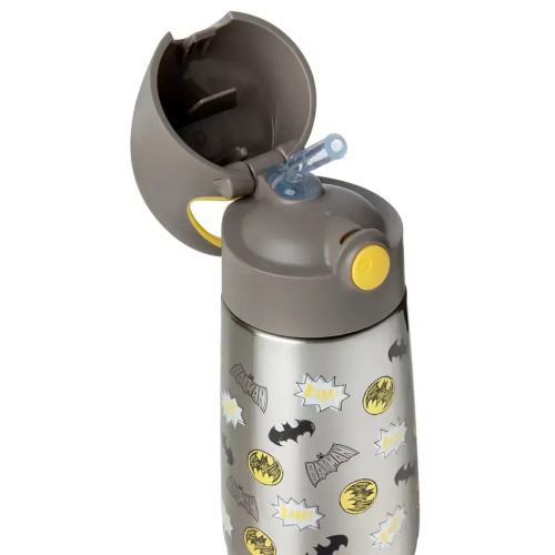 Nerezová termolahev s brčkem 350 ml Batman B.Box