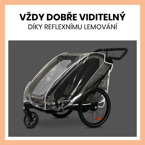 Pláštěnka na cyklovozík Bike N Walk Duo Hauck