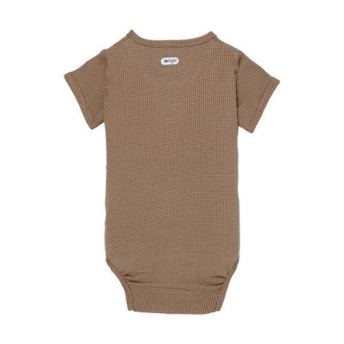 Hydrofilní zavinovací body s krátkým rukávem Romper Ciumbelle Beige Lodger