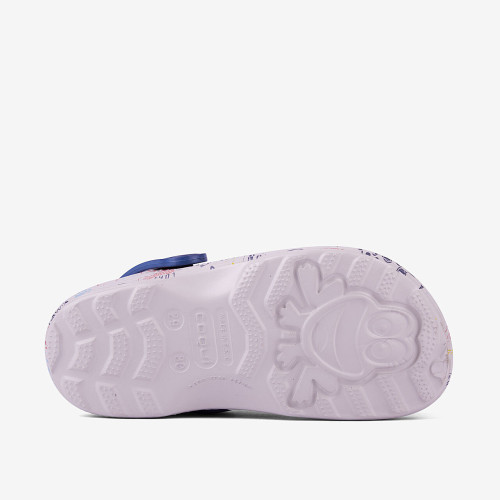 Dětské clogsy nazouváky Little Frog šedé/navy game amulet Coqui
