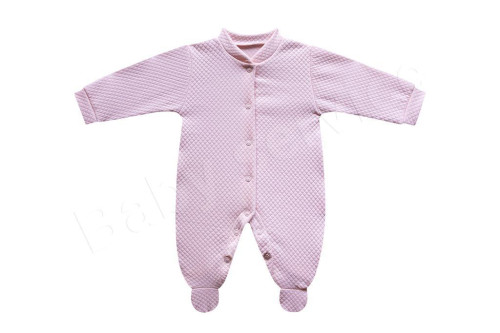 Prošívaná kombinéza růžová Baby Service