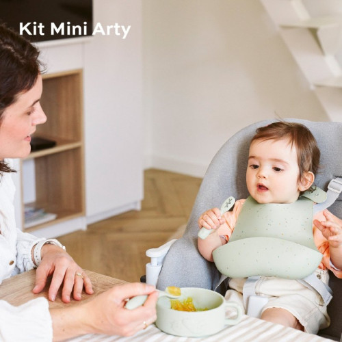 Silikonová jídelní sada Baby First meal set Mini Babymoov