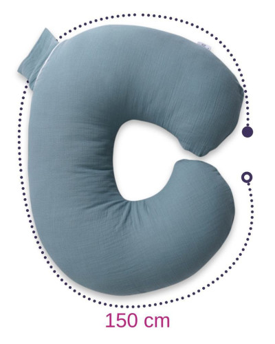 Mušelínový polohovací polštář MiniRelax 140 cm Babymatex