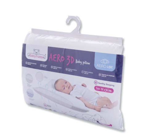 Polštář do kočáru Aero3D 36 x 26 cm BabyMatex