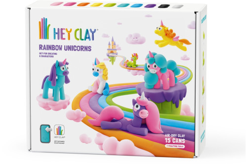 Kreativní sada - jednorožci Hey Clay