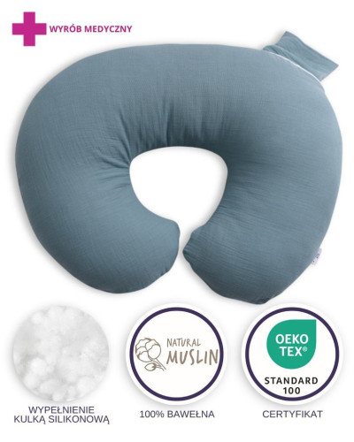 Mušelínový polohovací polštář MiniRelax 140 cm Babymatex