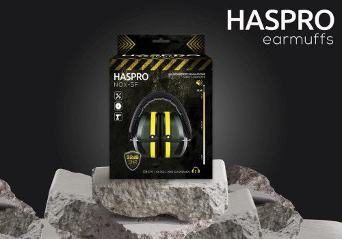 Chrániče sluchu Nox-5F, SNR 32dB černé Haspro