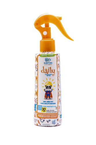 Přírodní opalovací krém ve spreji 200 ml Babyton