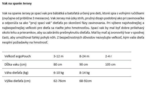 Vak na spaní organická bavlna Jersey Dragonflies Ergopouch 2,5 TOG