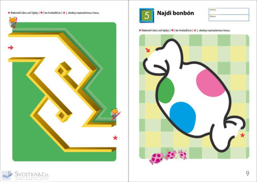 Můj pracovní sešit Snadná bludiště