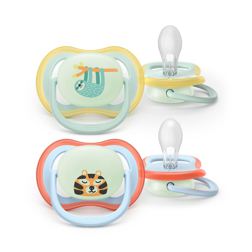 Šidítko Ultra air noční 0-6 m chlapec, 2 ks Philips Avent