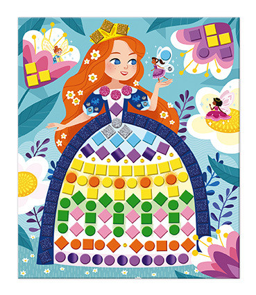 Mozaika Princezny a víly Maxi 5+ Janod Atelier