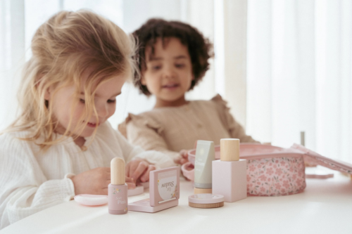 Kosmetická taštička s příslušenstvím Pink Little Dutch