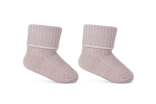 Kojenecké ponožky ohrnovací béžové Be Snazzy