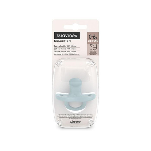 Šidítko anatomické silikon 0-6 m SX PRO Colour Essence Suavinex
