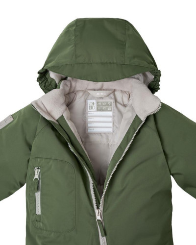 Zimní kombinéza One Color Green Lowland Leokid