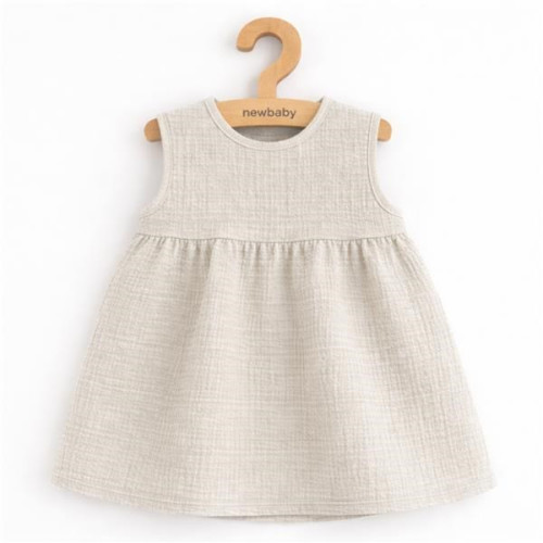 Kojenecké mušelínové šaty Ella linen New Baby