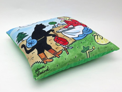 Polštář 30 x 30 cm kocour Mikeš