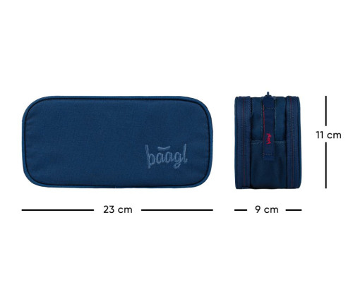 Studentský penál etue Big Navy Baagl