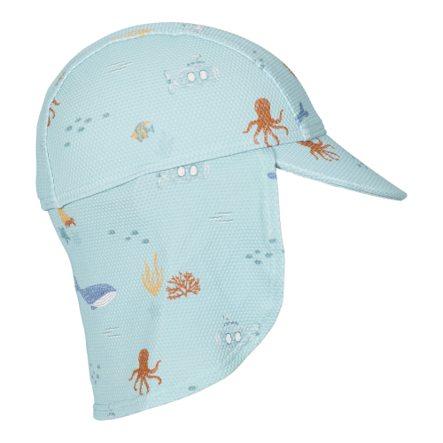 Plážová kšiltovka s ochranou krku Ocean Friends Little Dutch