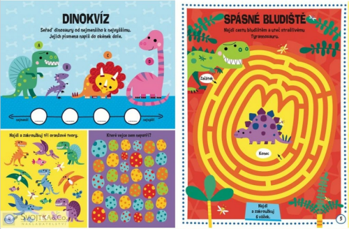 Trojrozměrné samolepky Dinosauří ostrov