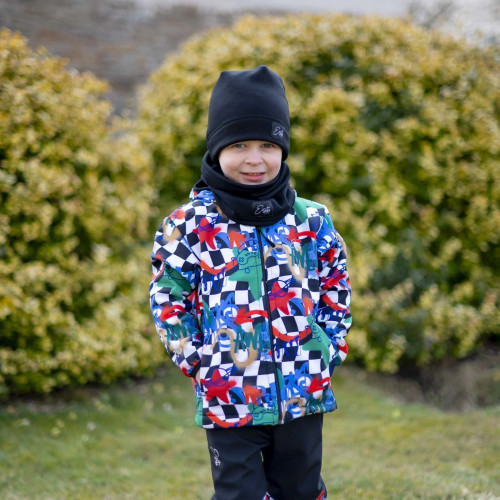 Dětská softshellová bunda Duo Play of colors bílá Esito