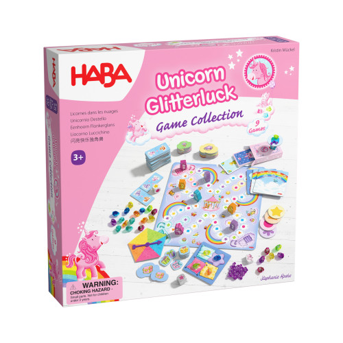 Magický jednorožec Sada 9 her Haba
