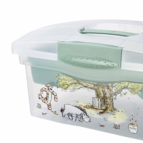 Cestovní box s přihrádkou na hračky, léky, kosmetiku
