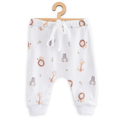 Dětské bavlněné kalhoty Jogger New Baby For Babies safari