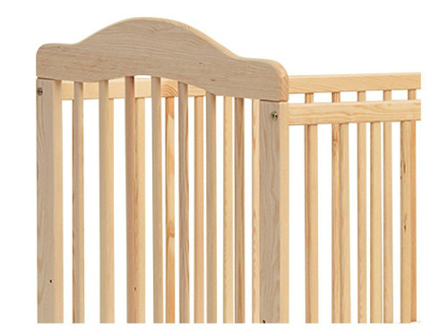 Postýlka Alek přírodní borovice, vyndávací příčky 120x60