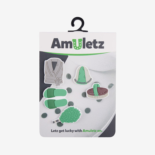 Amulety - ozdoby na boty Amuletz Relax, renew, refresh mix Coqui
