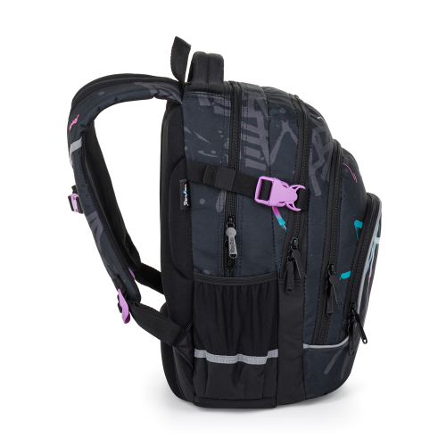 Studentský batoh Oxy Scooler Graffiti Pink OxyBag