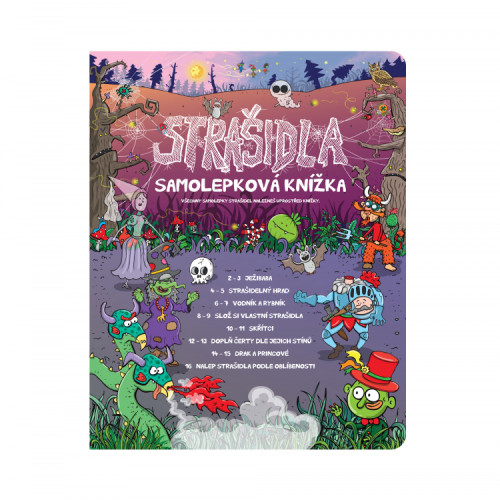 ALBI Kouzelné čtení Samolepková knížka Strašidla