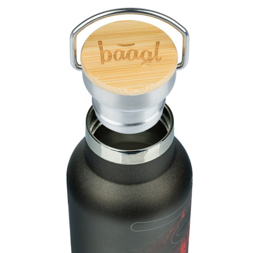 Termoláhev s bambusovým víčkem 500 ml Baagl
