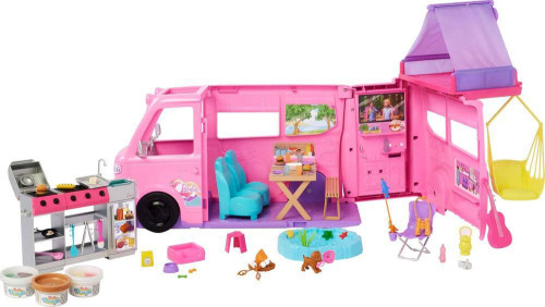 Barbie Karavan snů se stanem