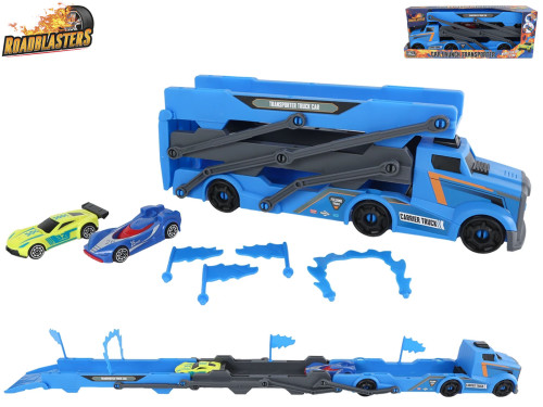 Roadblasters tahač aut 28 - 76 cm volný chod s auty 2 ks a vystřelovačem aut