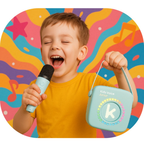 Bluetooth mini karaoke set s mikrofonem a reproduktorem Pink