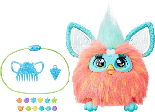 Furby 15 cm korálová 2. JAKOST