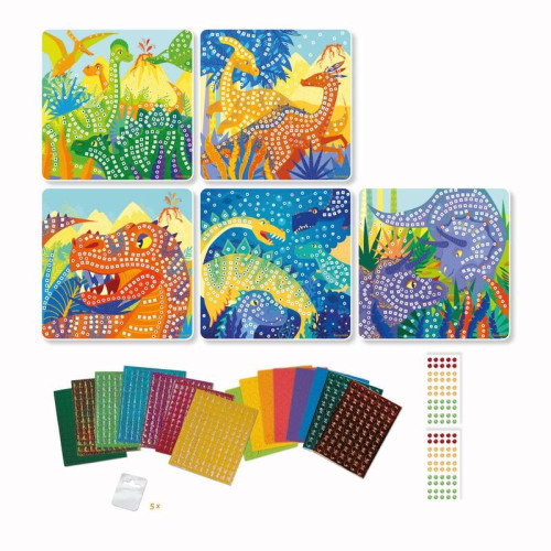Mozaika Stick & Fun Dinosauři 5 ks Sycomore
