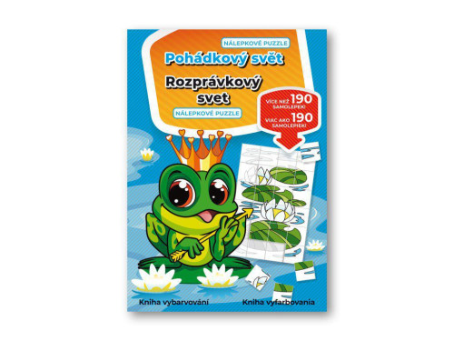 Pohádkový svět - nálepkové puzzle /pohádkový svět