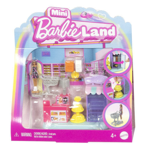Mini Barbieland herní set - supermarket