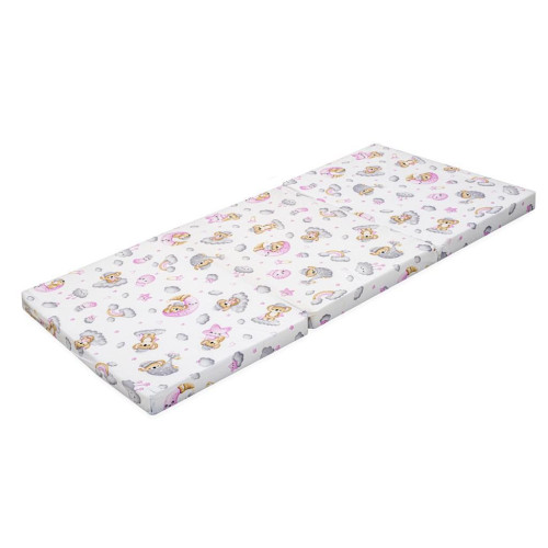 Skládací matrace do postýlky New Baby Standard 120x60x5 cm koala růžová