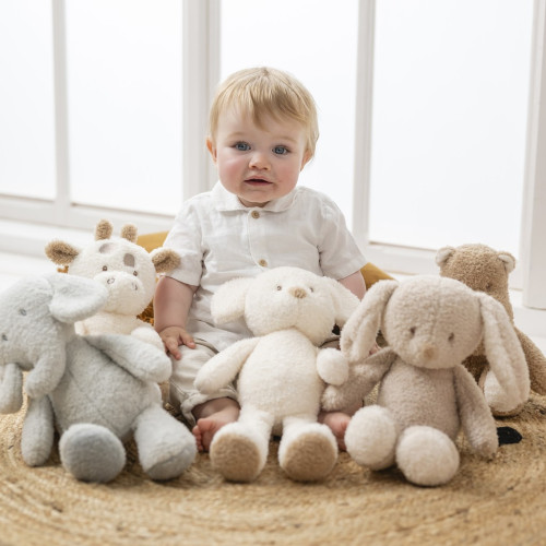 Hračka plyšová Teddy zajíček 34 cm Nattou