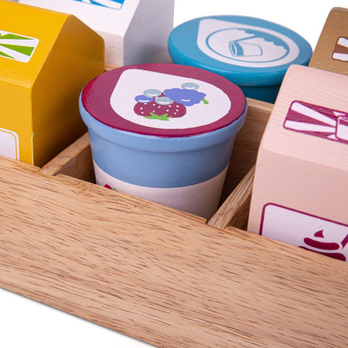 Koktejlové výrobky v přenosné krabičce Bigjigs Toys