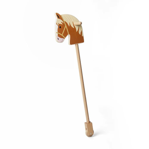 Dřevěný koník na tyči Bigjigs Toys