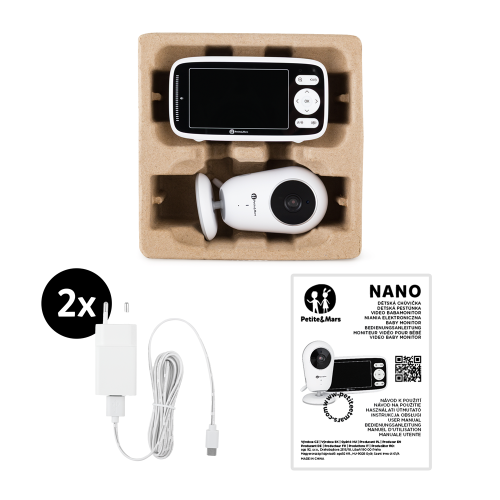 Chůvička dětská digitální Nano 4.0 Petite & Mars