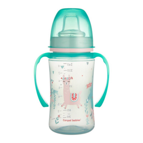 Nevylévací hrníček Canpol Easy start cup se širokým hrdlem 240ml